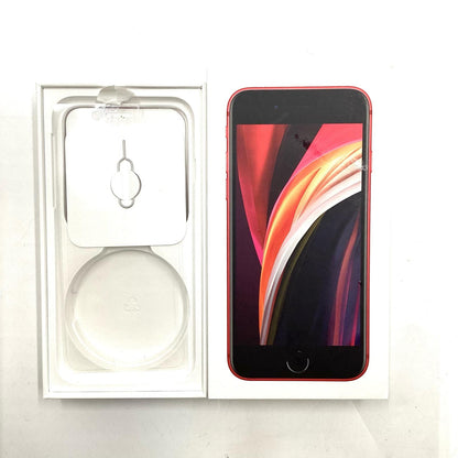 【最速発送】Apple iPhone iPhone SE（第2世代） 64GB (PRODUCT)RED au 白ロム【難有】 77%