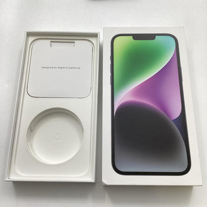 【全額返金保証】【最速発送】Apple iPhone iPhone 14 Plus 256GB ミッドナイト SIMフリー 白ロム 動作確認済 85%