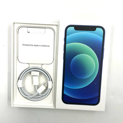 【全額返金保証】【最速発送】Apple iPhone iPhone 12 mini 128GB ブルー SIMフリー 白ロム 動作確認済 77%