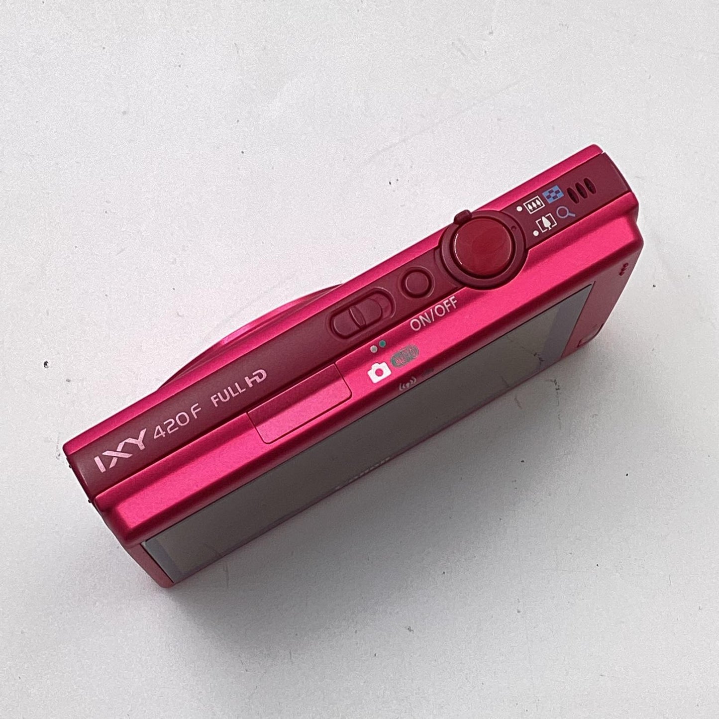 【全額返金保証】【最速発送】Canon コンパクトデジタルカメラ IXY 420F [レッド] 動作確認済