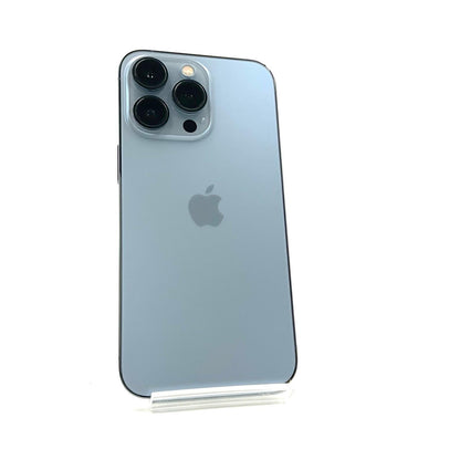 【全額返金保証】【最速発送】Apple iPhone iPhone 13 Pro 128GB シエラブルー au SIMフリー 白ロム 美品 動作確認済 90%