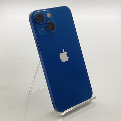 【全額返金保証】【最速発送】Apple iPhone iPhone 13 mini 128GB ブルー au 動作確認済 80%