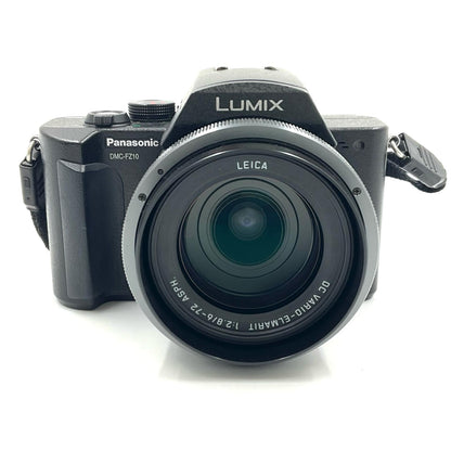 【全額返金保証】【最速発送】Panasonic コンパクトデジタルカメラ LUMIX DMC-FZ10 美品 動作確認済