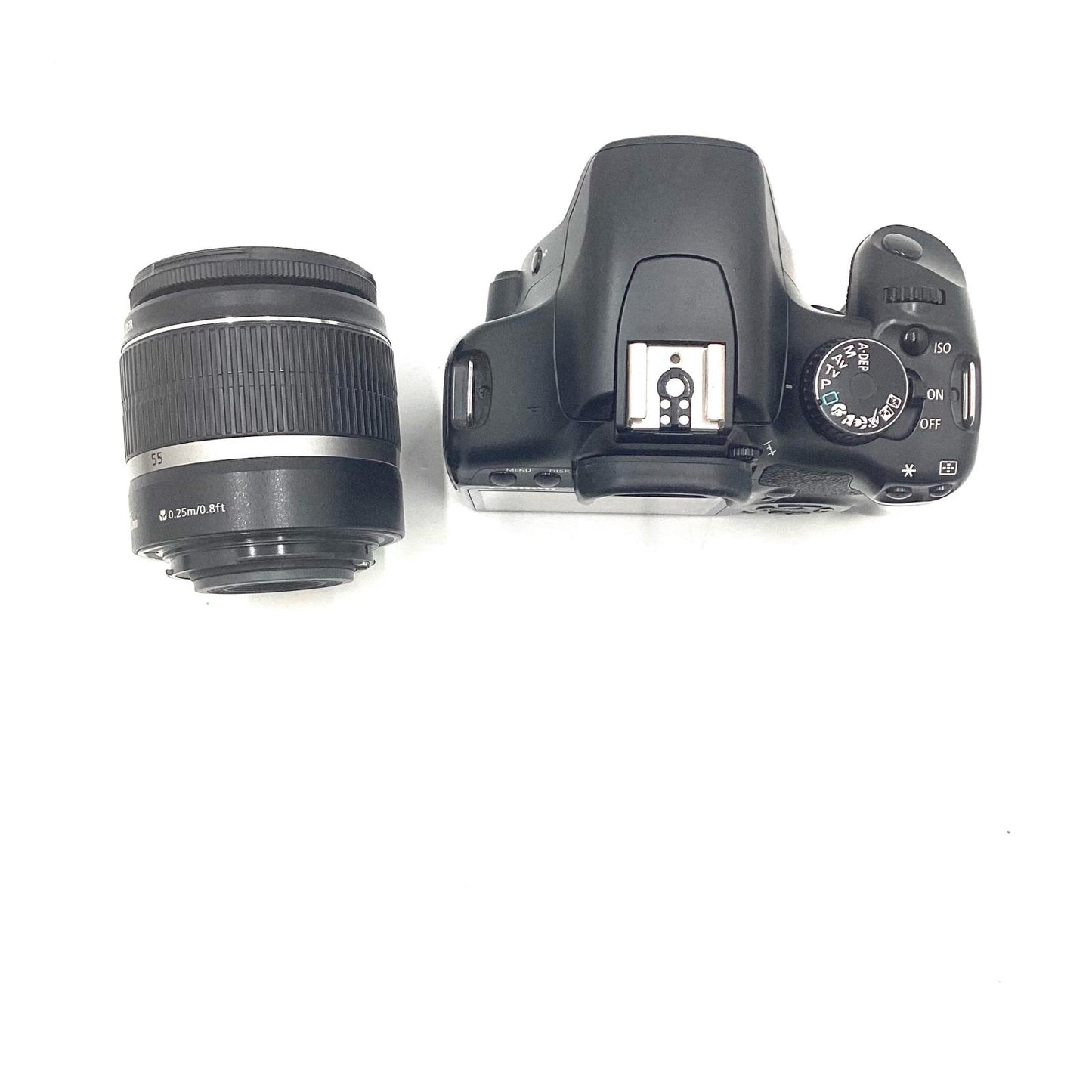 【全額返金保証】【最速発送】Canon デジタル一眼 EOS Kiss X2 レンズキット ブラック 動作確認済