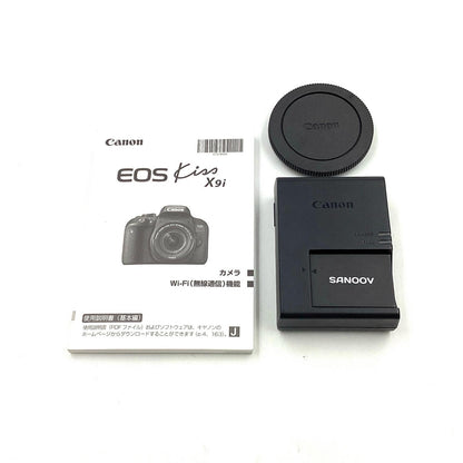 【全額返金保証】【最速発送】Canon デジタル一眼 EOS Kiss X9i ボディ ブラック 動作確認済