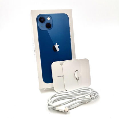 【全額返金保証】【最速発送】Apple iPhone iPhone 13 128GB ブルー SIMフリー 白ロム 動作確認済 75%