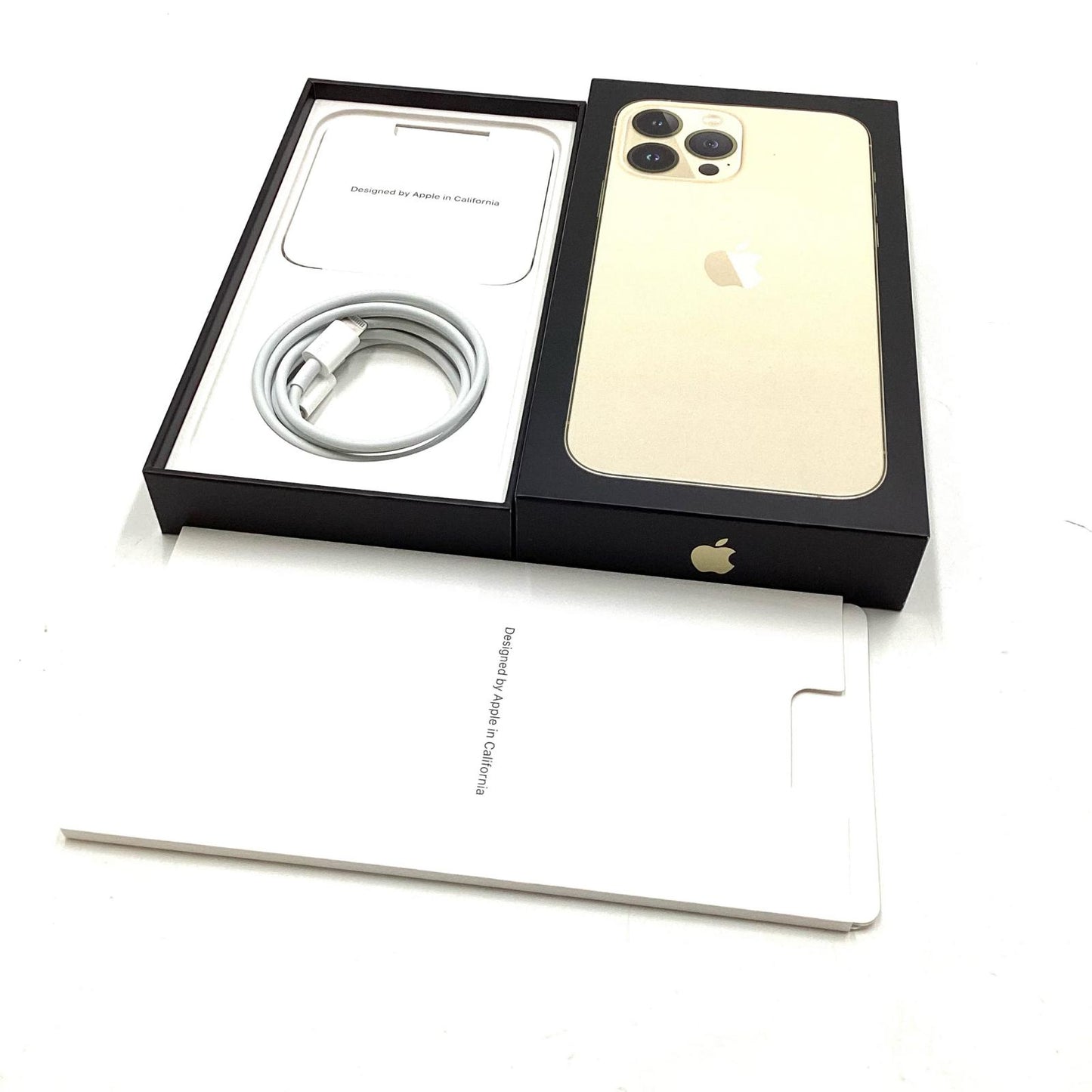 【全額返金保証】【最速発送】Apple iPhone iPhone 13 Pro Max 128GB ゴールド au SIMフリー 白ロム 動作確認済 86%