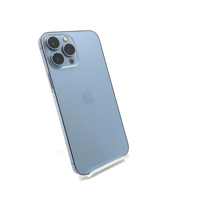 【全額返金保証】【最速発送】Apple iPhone iPhone 13 Pro Max 128GB シエラブルー au SIMフリー 白ロム 動作確認済 84%