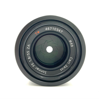 【全額返金保証】【最速発送】Sony Sonnar T* FE 55mm F1.8 ZA SEL55F18Z 美品 動作確認済