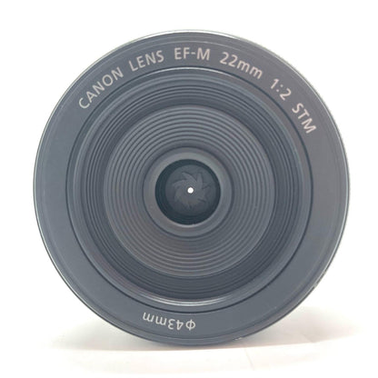 【全額返金保証】【最速発送】Canon EF-M22mm F2 STM 動作確認済