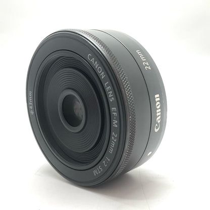 【全額返金保証】【最速発送】Canon EF-M22mm F2 STM 動作確認済