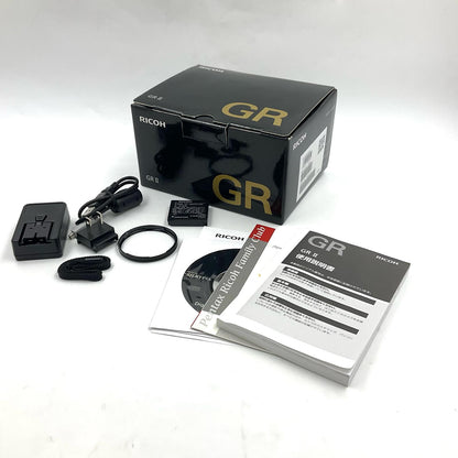 【全額返金保証】【最速発送】RICOH コンパクトデジタルカメラ GR II 美品 動作確認済