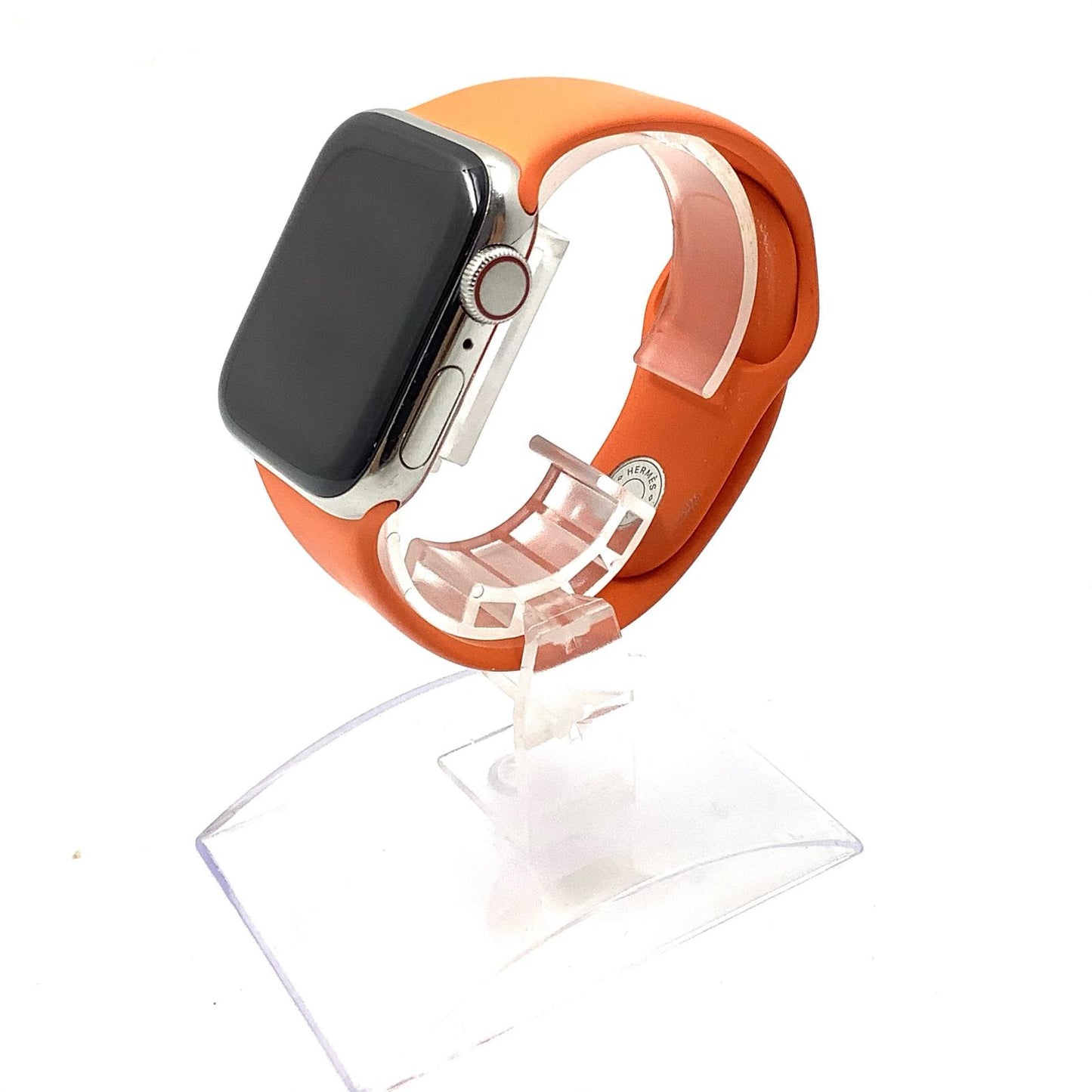 【全額返金保証】【最速発送】Apple Watch Hermes Series 5 ステンレススチール 40mm GPS+Cellular 白ロム 72% 動作確認済