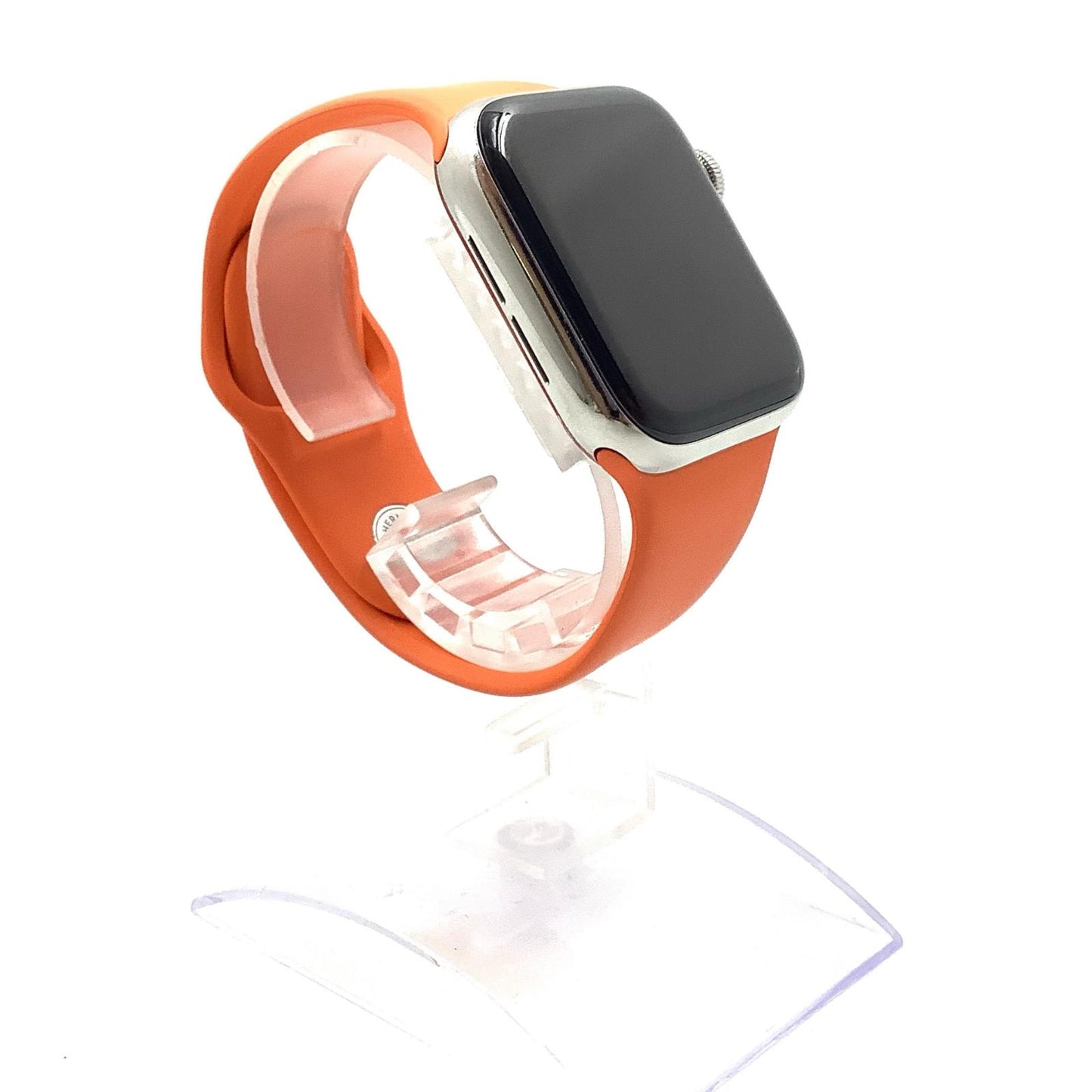 【全額返金保証】【最速発送】Apple Watch Hermes Series 5 ステンレススチール 40mm GPS+Cellular 白ロム 72% 動作確認済
