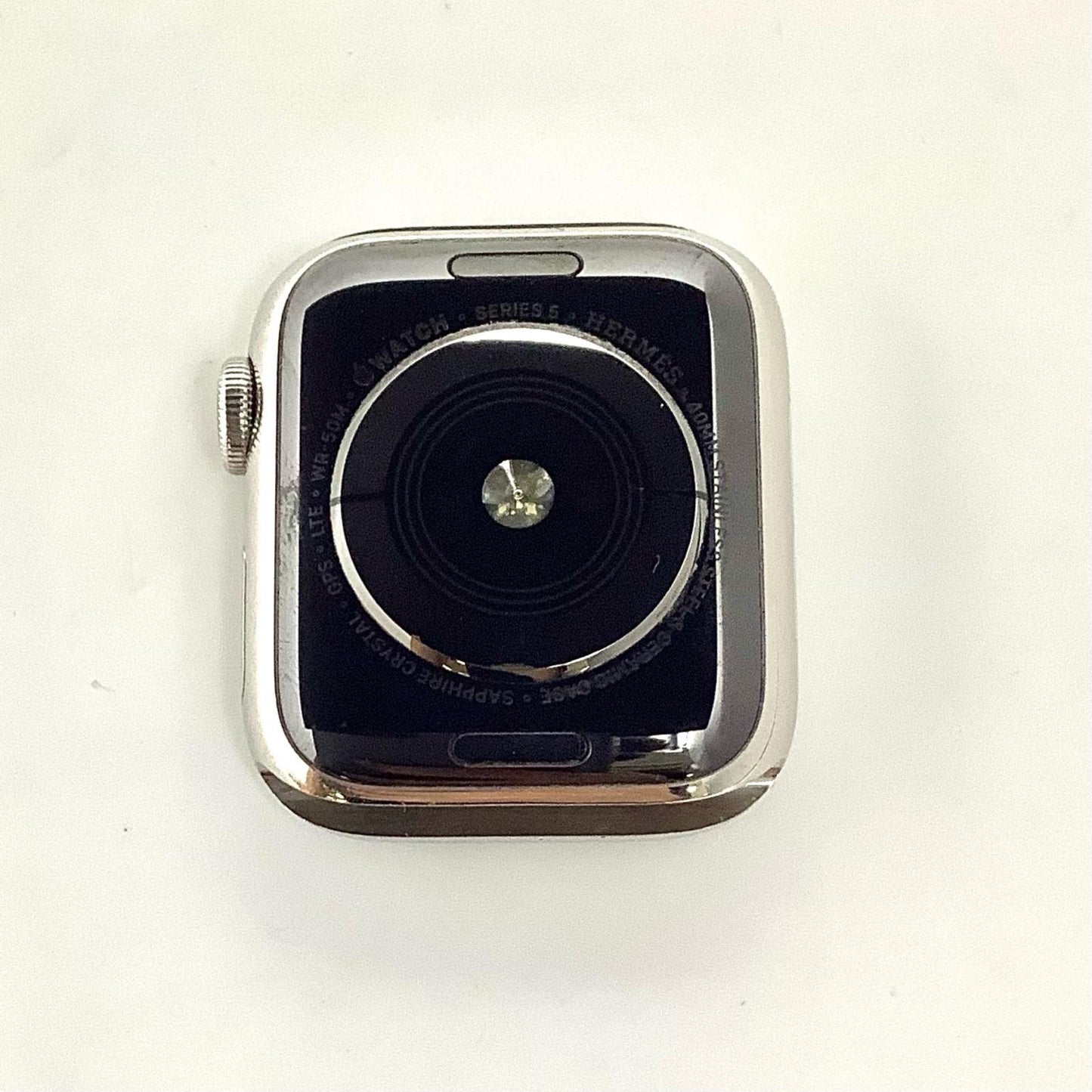 【全額返金保証】【最速発送】Apple Watch Hermes Series 5 ステンレススチール 40mm GPS+Cellular 白ロム 72% 動作確認済