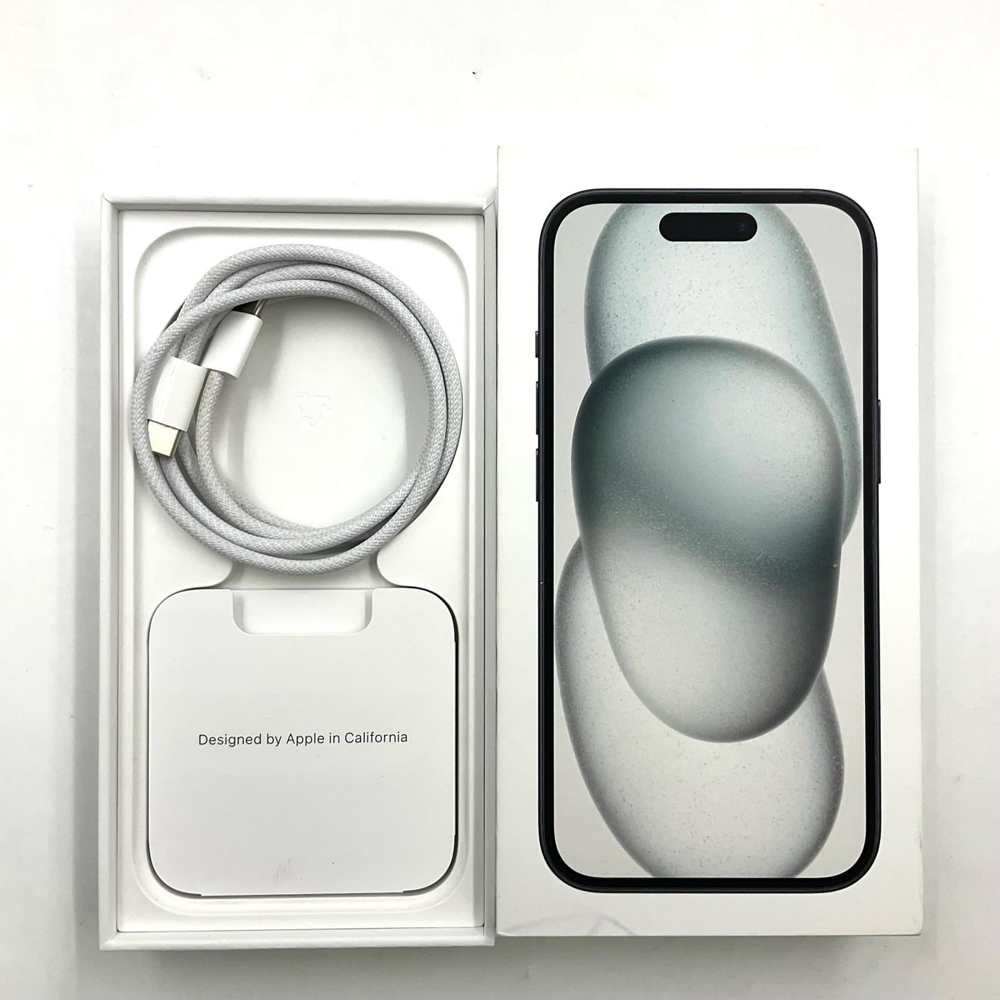 【全額返金保証】【最速発送】Apple iPhone 15 128GB ブラック SIMフリー 白ロム 動作確認済 96.6%