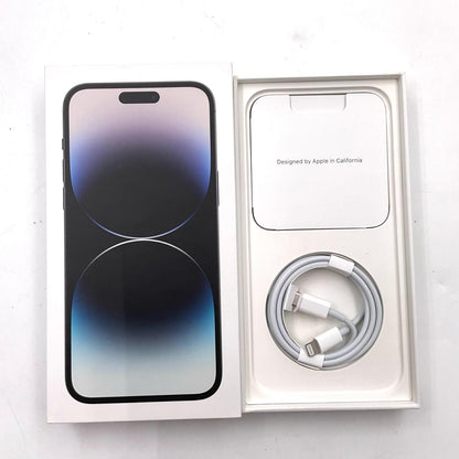 【全額返金保証】【最速発送】Apple iPhone iPhone 14 Pro Max 256GB スペースブラック SIMフリー 白ロム 動作確認済 79%