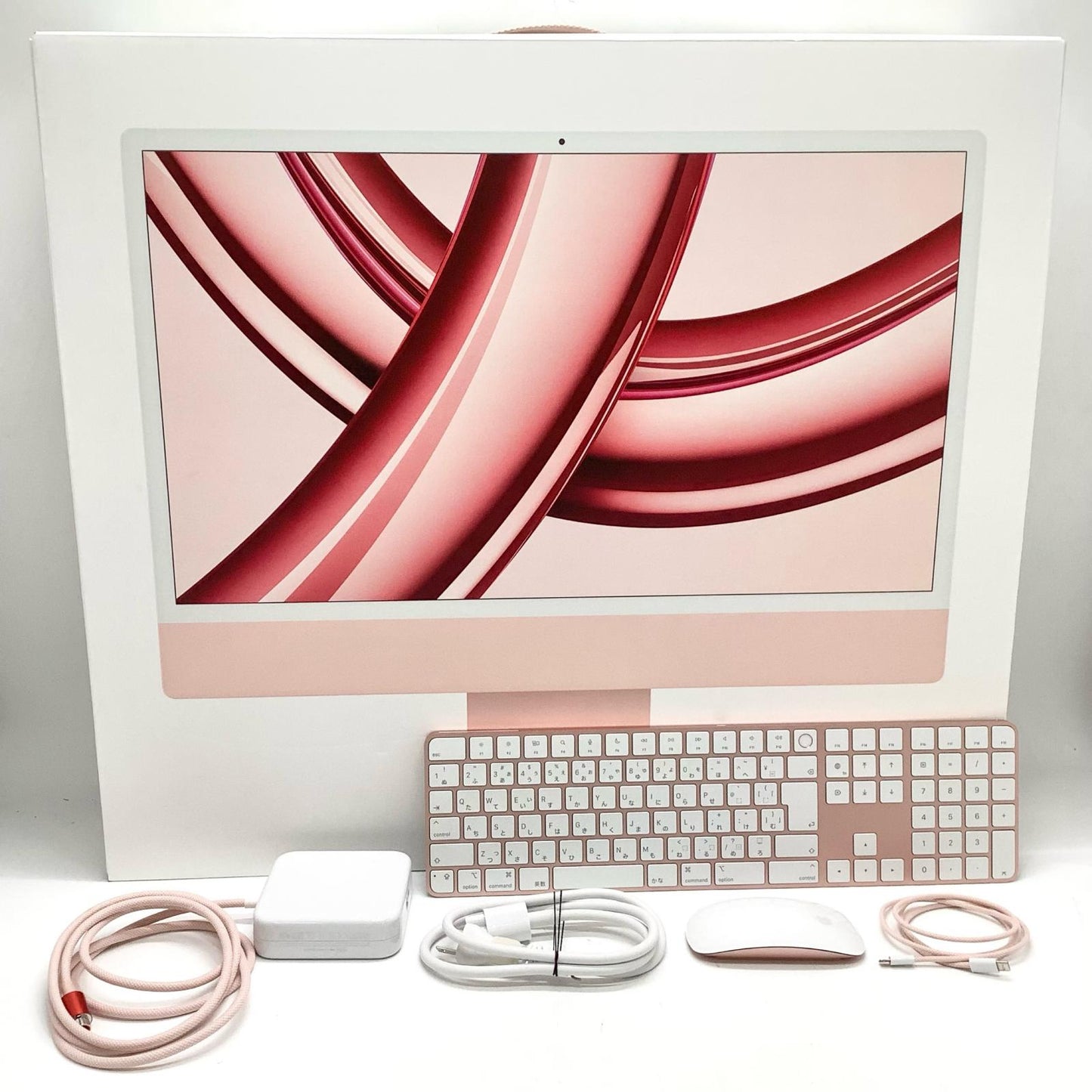 【全額返金保証】【最速発送】Apple iMac 24インチ Apple M3 16GB SSD 512GB ピンク 美品 動作確認済