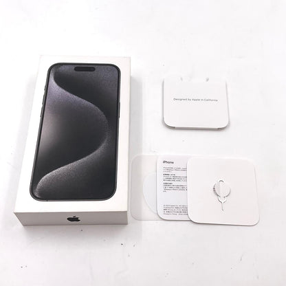【全額返金保証】【最速発送】Apple iPhone iPhone 15 Pro 128GB SIMフリー 白ロム 美品 動作確認済 89%