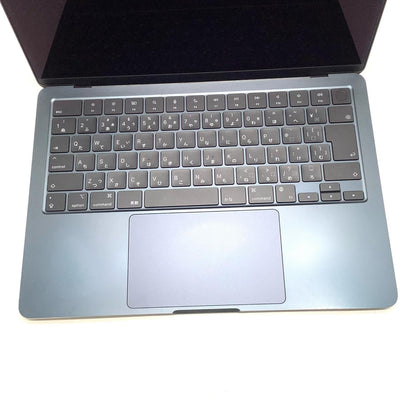 【全額返金保証】【最速発送】Apple MacBook Air 13.6インチ 2022 Apple M2 8GB SSD 512GB ミッドナイト 87% 動作確認済