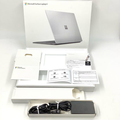 【全額返金保証】【最速発送】Microsoft Surface Laptop 4 5PB-00046 1958 AMD Ryzen 5 Microsoft Surface(R) Edition 8GB M.2 SSD 256GB 83.4% 美品 動作確認済