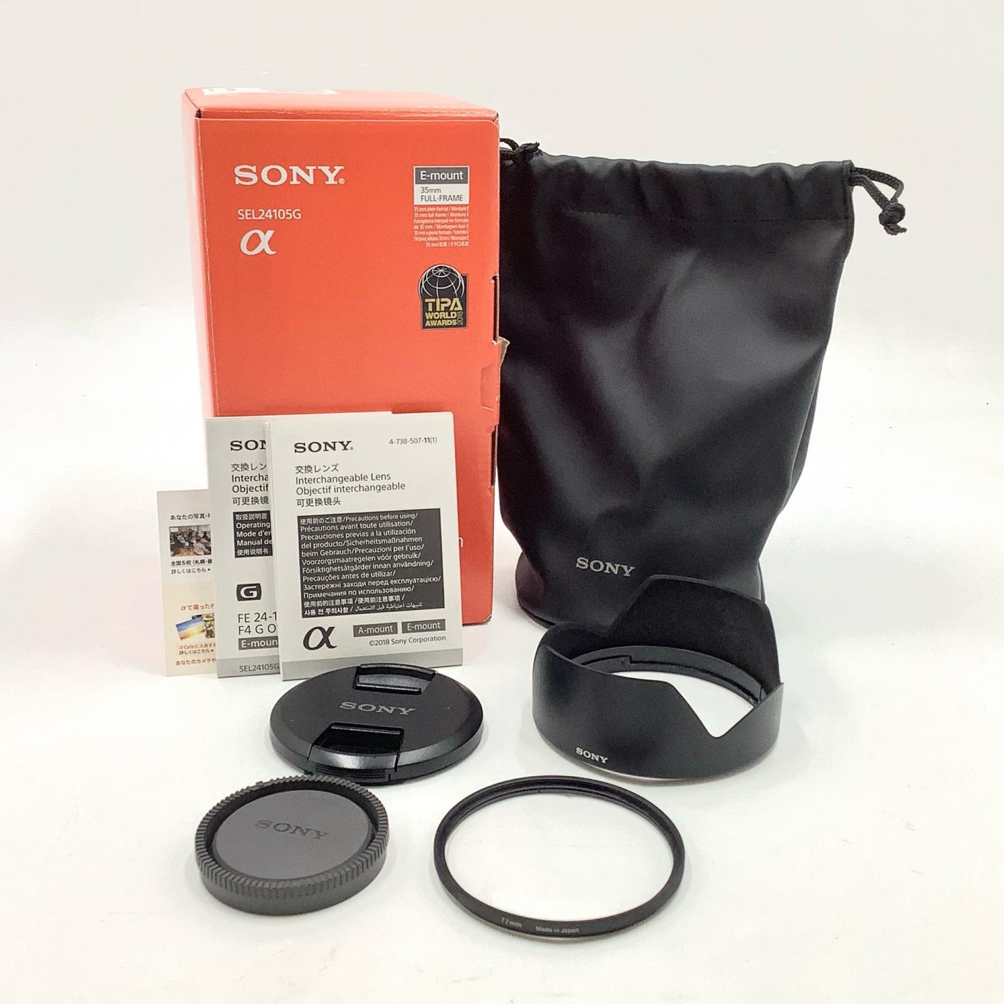 【全額返金保証】【最速発送】Sony FE 24-105mm F4 G OSS SEL24105G 美品 動作確認済