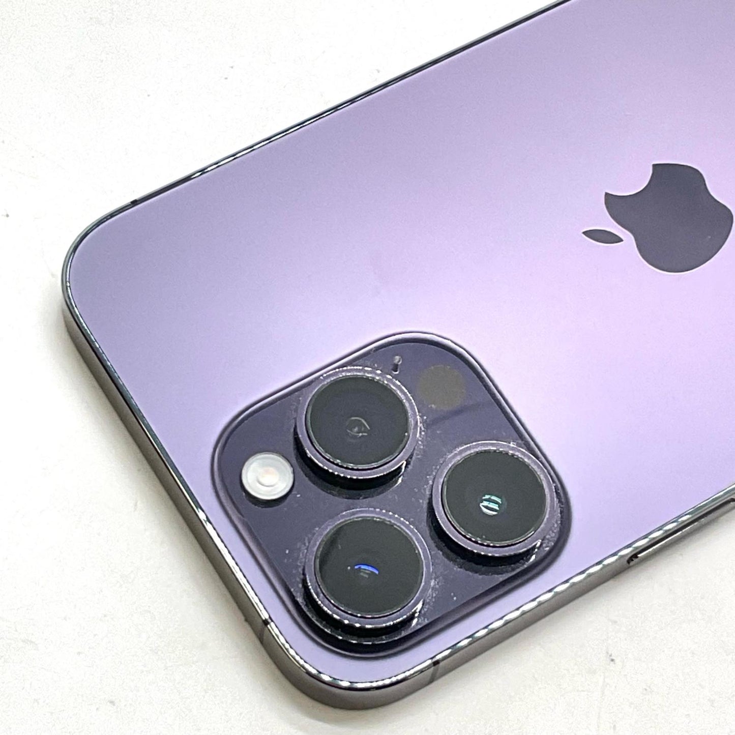 【全額返金保証】【最速発送】Apple iPhone iPhone 14 Pro Max 128GB ディープパープル docomo 動作確認済 85%