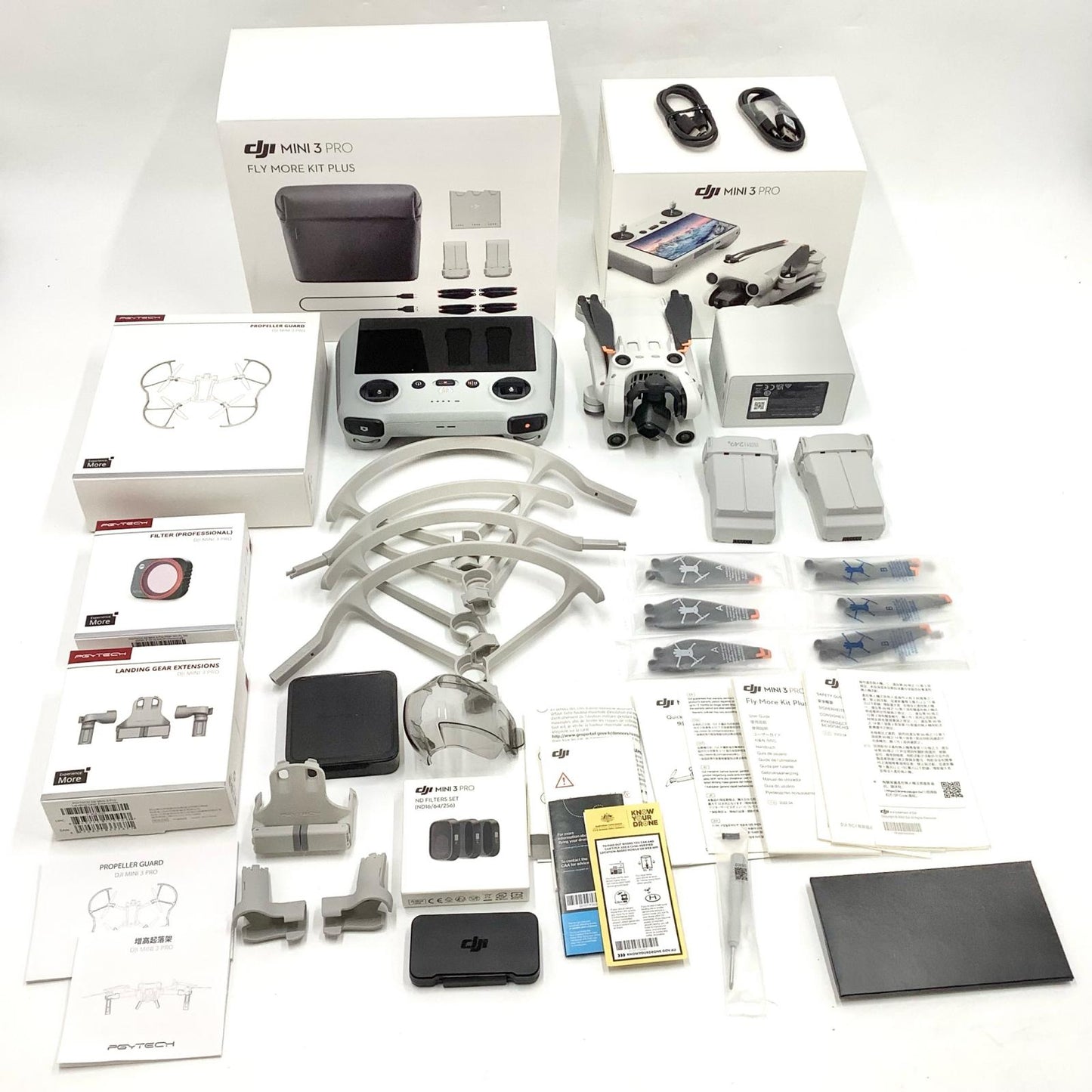 【全額返金保証】【最速発送】DJI DJI Mini 3 Pro Fly Moreキット Plus（DJI RC付属） 超美品 動作確認済
