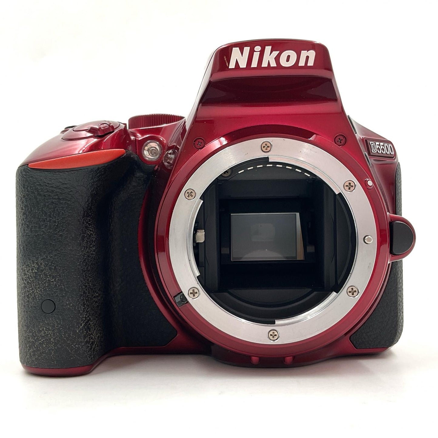 【全額返金保証】【最速発送】Nikon デジタル一眼 D5500 ダブルズームキット [レッド] レッド 動作確認済