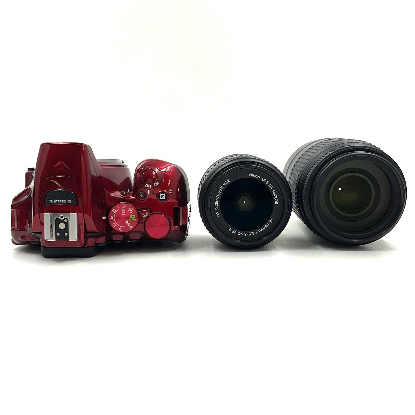 【全額返金保証】【最速発送】Nikon デジタル一眼 D5500 ダブルズームキット [レッド] レッド 動作確認済