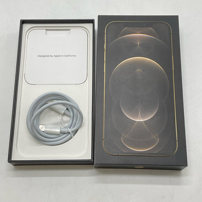 【全額返金保証】【最速発送】Apple iPhone iPhone 12 Pro Max 256GB ゴールド au SIMフリー 白ロム 動作確認済 100%