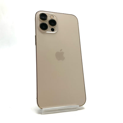 【全額返金保証】【最速発送】Apple iPhone iPhone 12 Pro Max 256GB ゴールド docomo SIMフリー 白ロム 動作確認済 82%