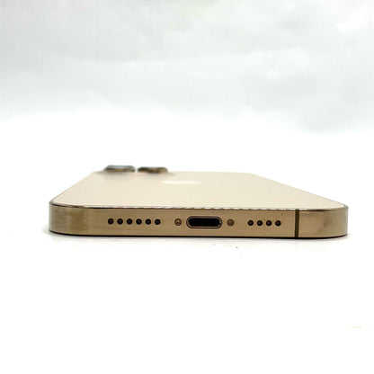 【全額返金保証】【最速発送】Apple iPhone iPhone 12 Pro Max 256GB ゴールド docomo SIMフリー 白ロム 動作確認済 82%