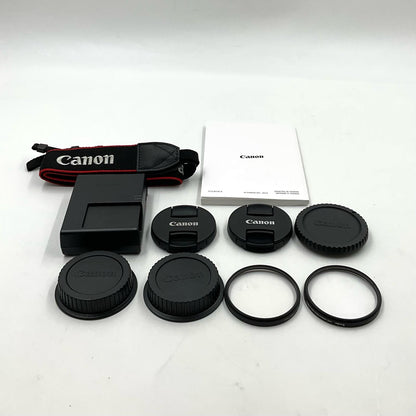 【全額返金保証】【最速発送】Canon デジタル一眼 EOS Kiss X10 ダブルズームキット ブラック 美品 動作確認済