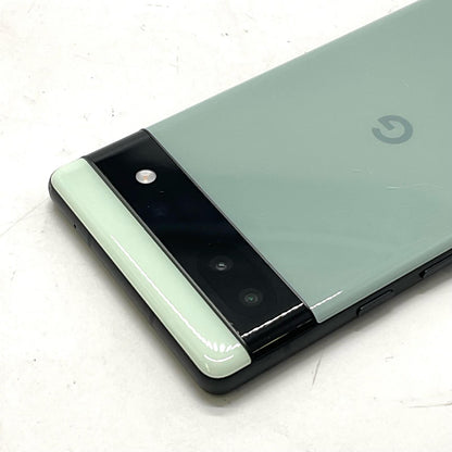【全額返金保証】【最速発送】Google Pixel Pixel6a 128GB セージ Softbank SIMフリー GB17L 白ロム 動作確認済