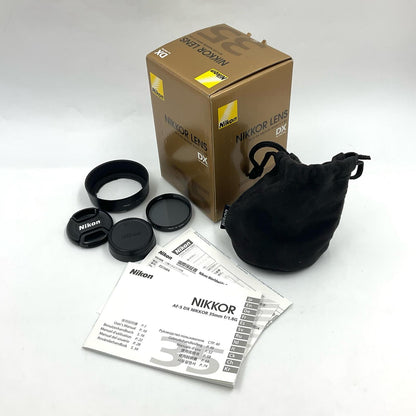 【全額返金保証】【最速発送】Nikon AF-S DX NIKKOR 35mm f/1.8G 動作確認済