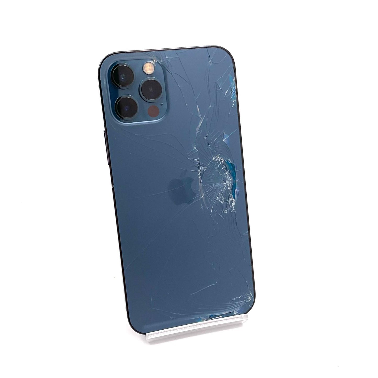 【最速発送】Apple iPhone iPhone 12 Pro 256GB パシフィックブルー Softbank 白ロム【難有】 69%