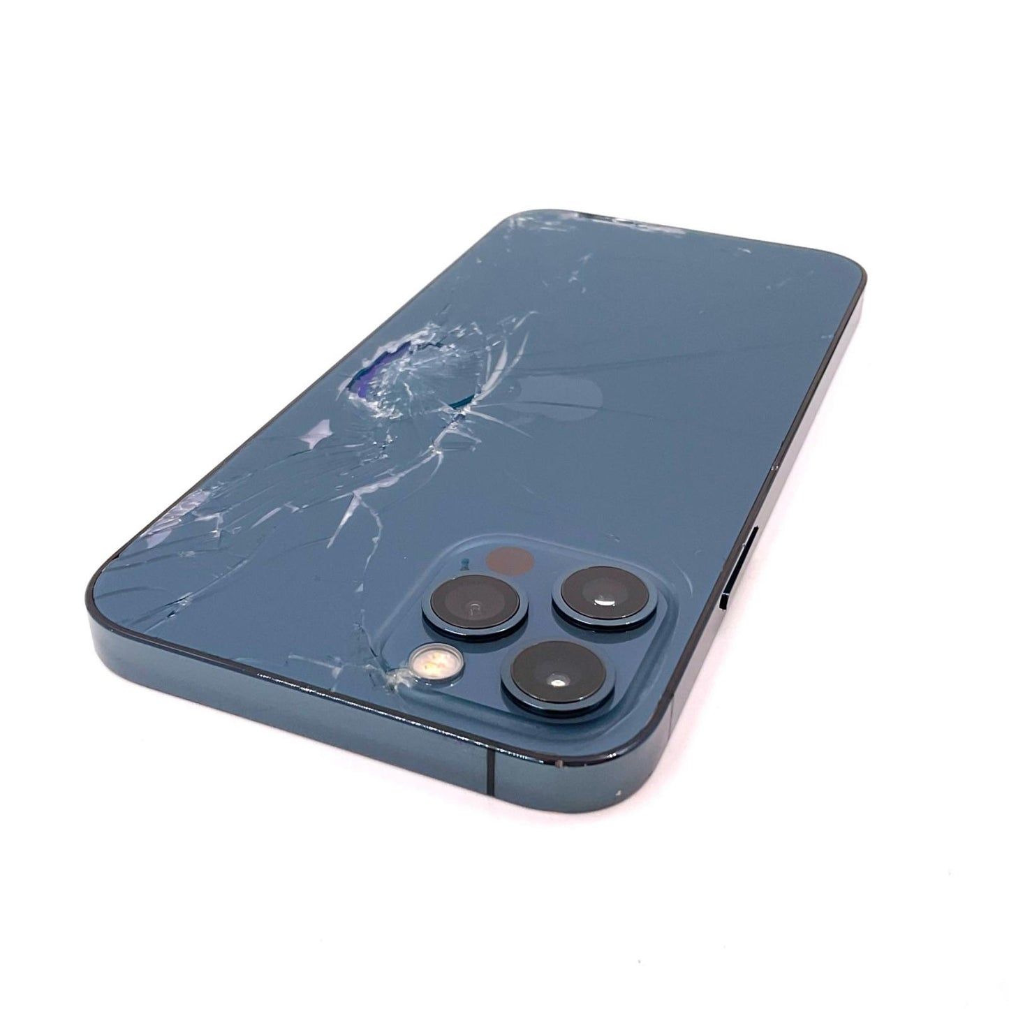 【最速発送】Apple iPhone iPhone 12 Pro 256GB パシフィックブルー Softbank 白ロム【難有】 69%
