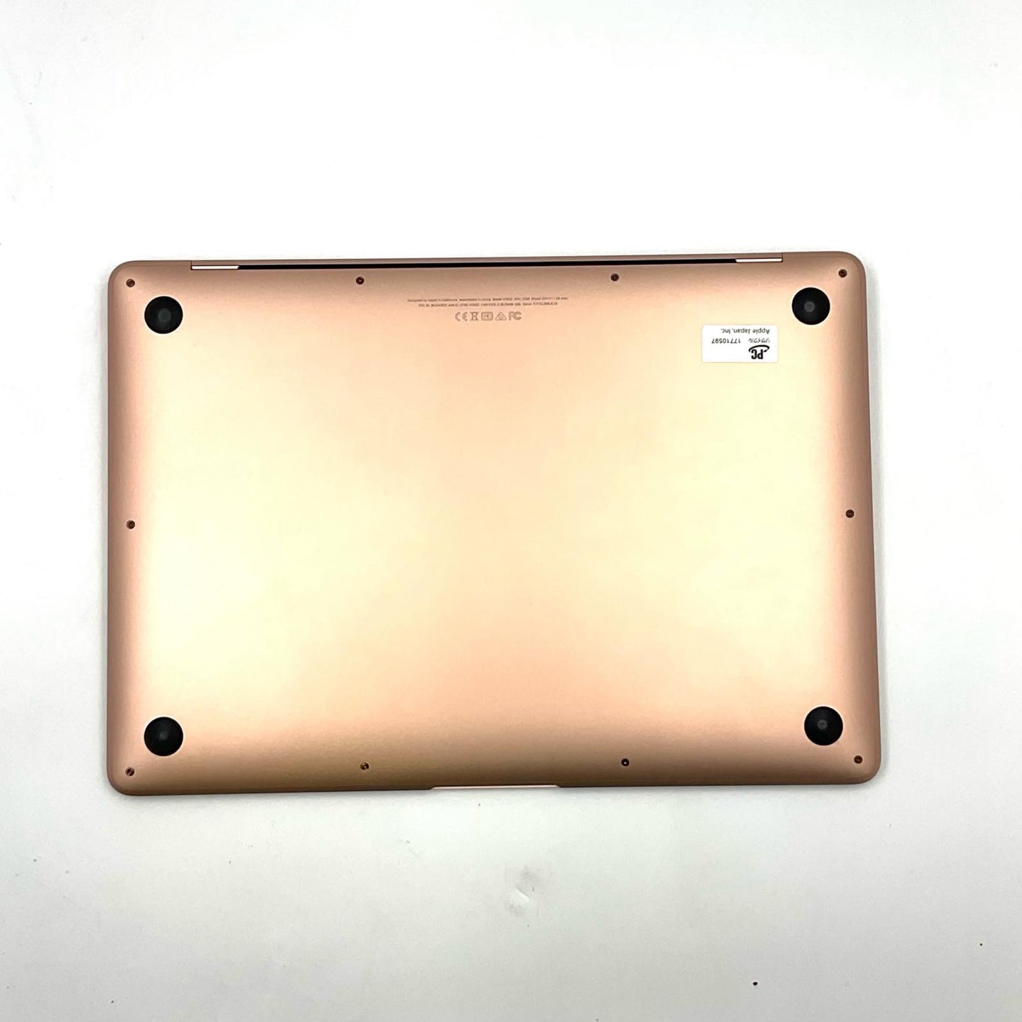【全額返金保証】【最速発送】Apple MacBook Air 13.3インチ 2018 1.6GHz デュアルコア Intel Core i5 8GB SSD 256GB ゴールド 87.1% 動作確認済