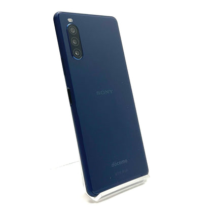 【全額返金保証】【最速発送】Sony Xperia 10 II 64GB ブルー docomo SO-41A 白ロム 美品 動作確認済