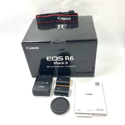【全額返金保証】【最速発送】Canon デジタル一眼 EOS R6 Mark II ボディ ブラック 動作確認済