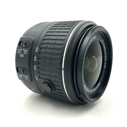 【全額返金保証】【最速発送】Nikon AF-S DX NIKKOR 18-55mm f/3.5-5.6G VR II 美品 動作確認済