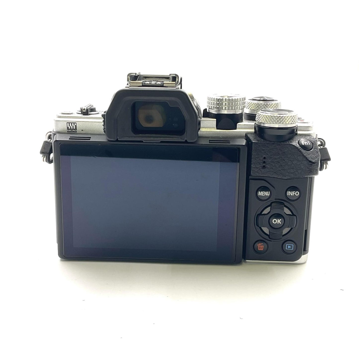 【全額返金保証】【最速発送】OLYMPUS デジタル一眼 OM-D E-M10 Mark II EZダブルズームキット [シルバー] 動作確認済