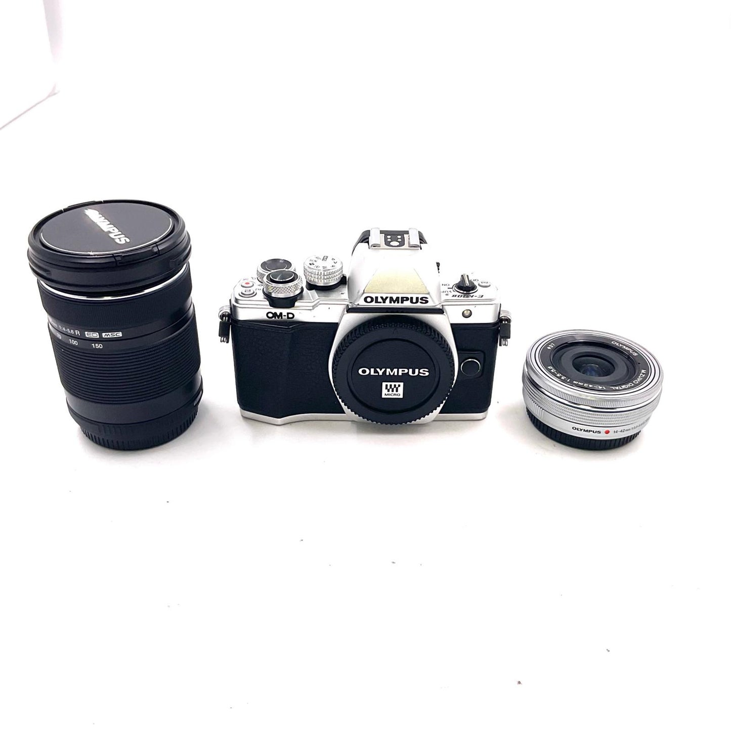 【全額返金保証】【最速発送】OLYMPUS デジタル一眼 OM-D E-M10 Mark II EZダブルズームキット [シルバー] 動作確認済