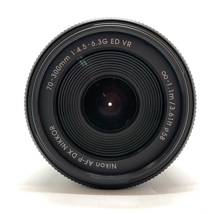 【全額返金保証】【最速発送】Nikon AF-P DX NIKKOR 70-300mm f/4.5-6.3G ED VR 美品 動作確認済