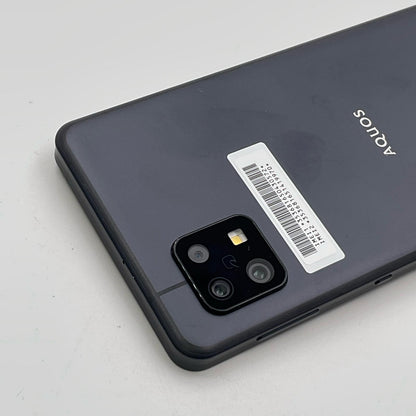 【全額返金保証】【最速発送】SHARP AQUOS sense6s 64GB ブラック au SHG07 白ロム 超美品 動作確認済