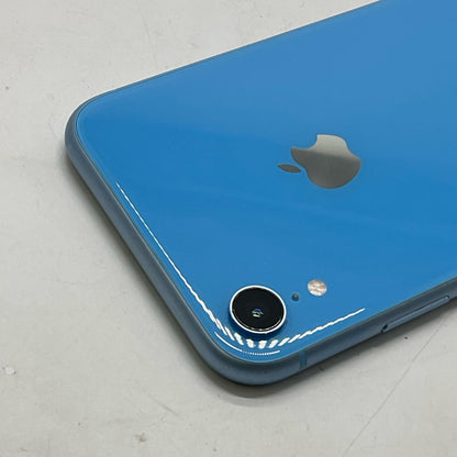 【最速発送】Apple iPhone iPhone XR 64GB ブルー au 白ロム【難有】 81%