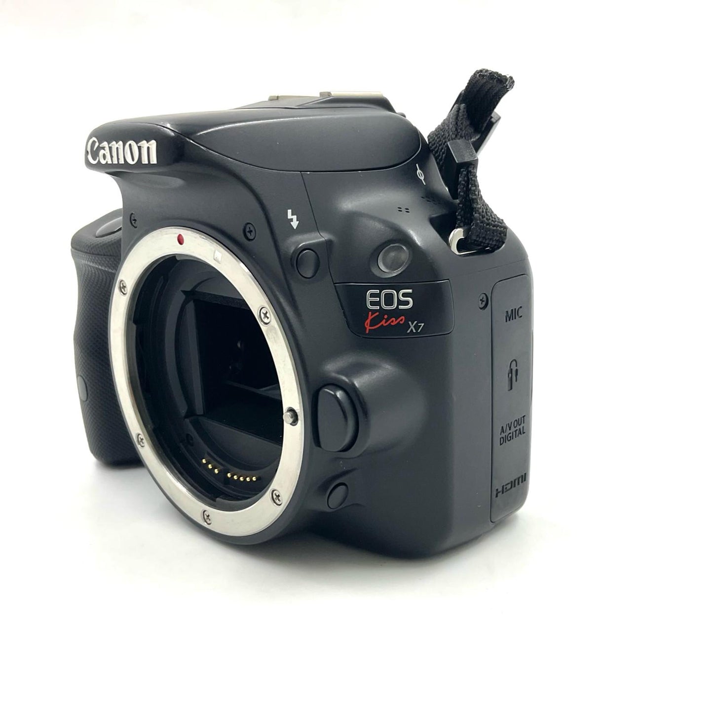 【全額返金保証】【最速発送】Canon デジタル一眼 EOS Kiss X7 ボディ ブラック 動作確認済