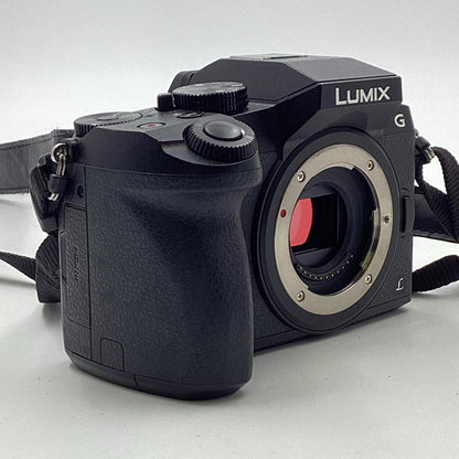 【全額返金保証】【最速発送】Panasonic デジタル一眼 LUMIX DMC-G7 ボディ ブラック 動作確認済