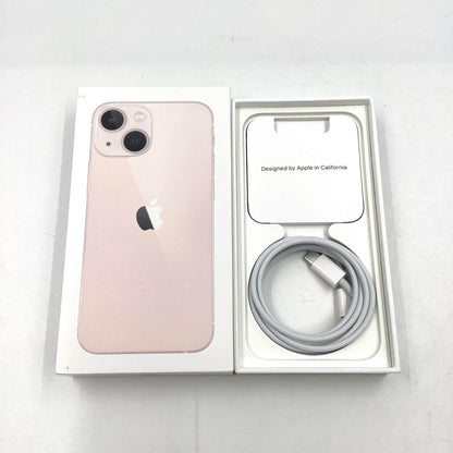 【全額返金保証】【最速発送】Apple iPhone iPhone 13 mini 256GB ピンク SIMフリー 白ロム 美品 動作確認済 80%